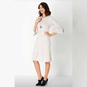 Christopher and Banks Flecked‎ Midi Sweater Dress M